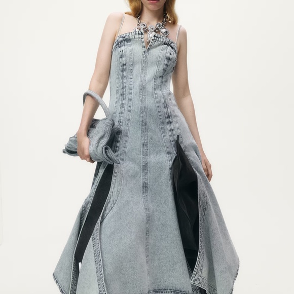 GLENN MARTENS H&M denim dress - Picture 1 of 5
